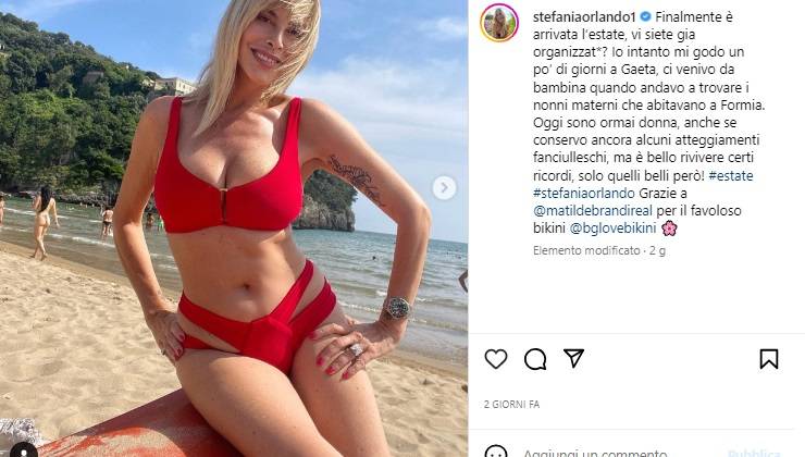 Stefania Orlando fisico bikini