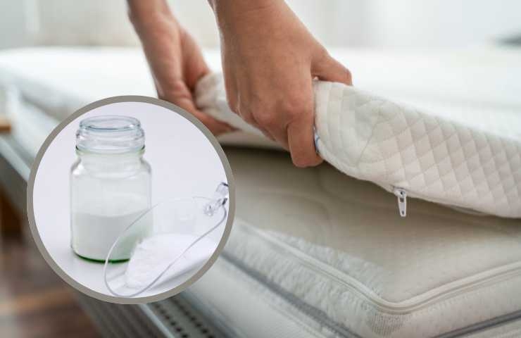 pulire il materasso con il bicarbonato
