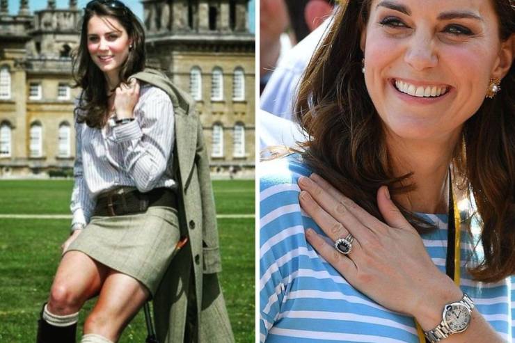 Kate Middleton all'Università e con l'anello di Diana