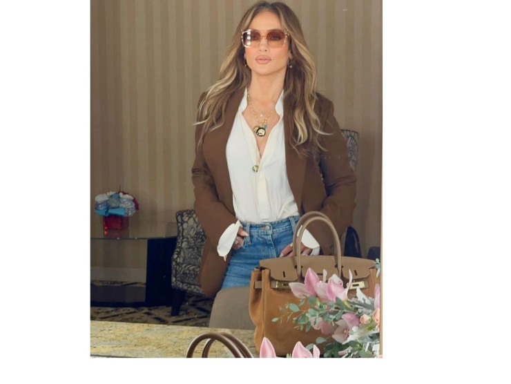 Jennifer Lopez, borsa Hermès