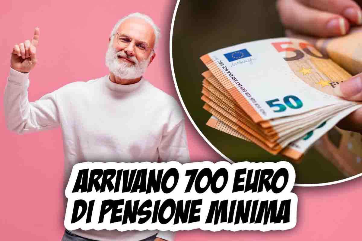 Pensione a 700 euro