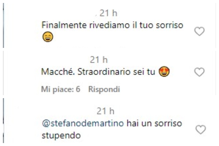 Stefano De Martino, il post su Instagram