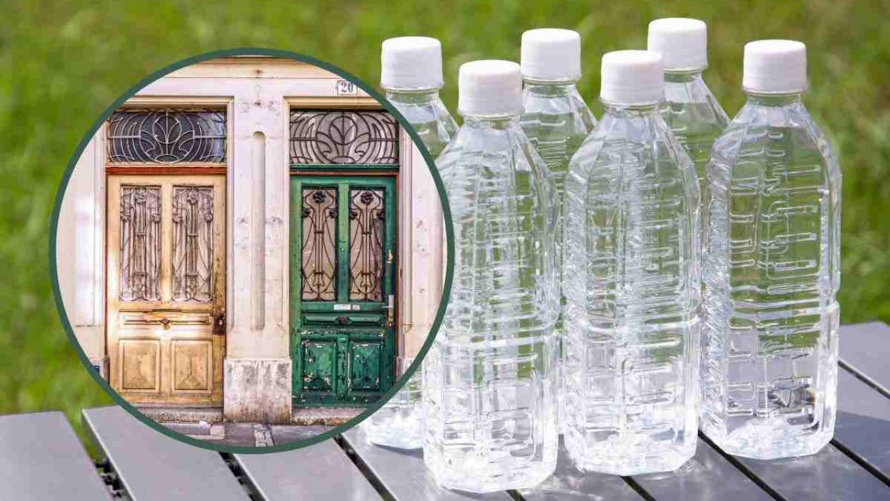 Bottiglie d'acqua davanti ai portoni delle case: a cosa servono