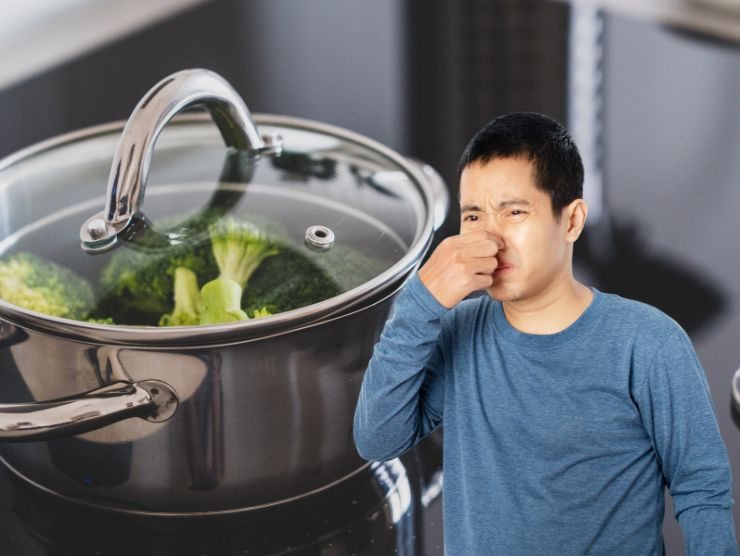 come eliminare i cattivi odori dei broccoli