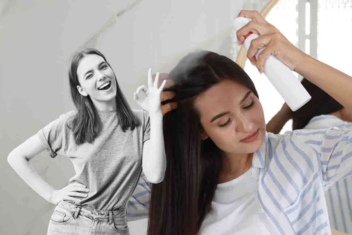 lavare capelli senza shampoo a secco