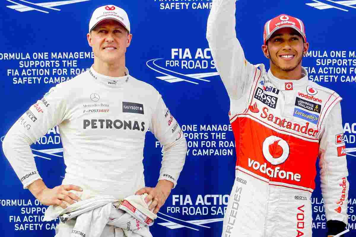 Schumacher-Hamilton paragone Aldo Costa