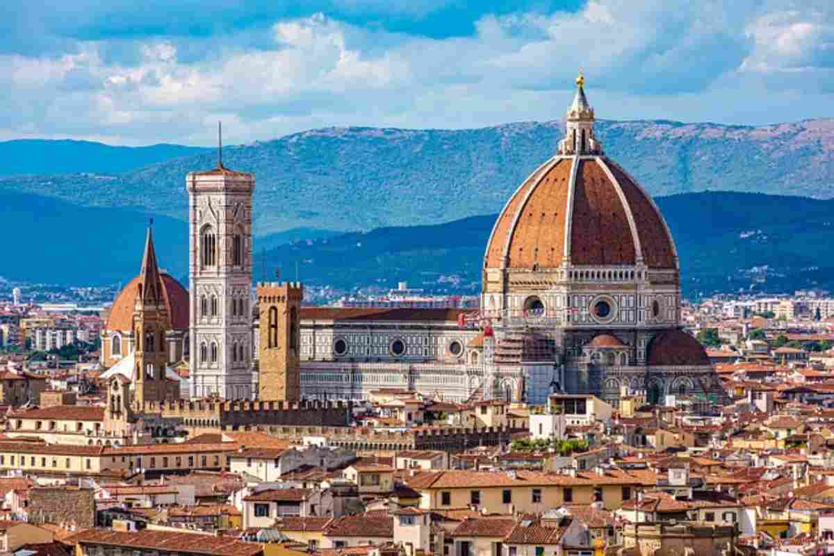 Uno scorcio sulla città di Firenze