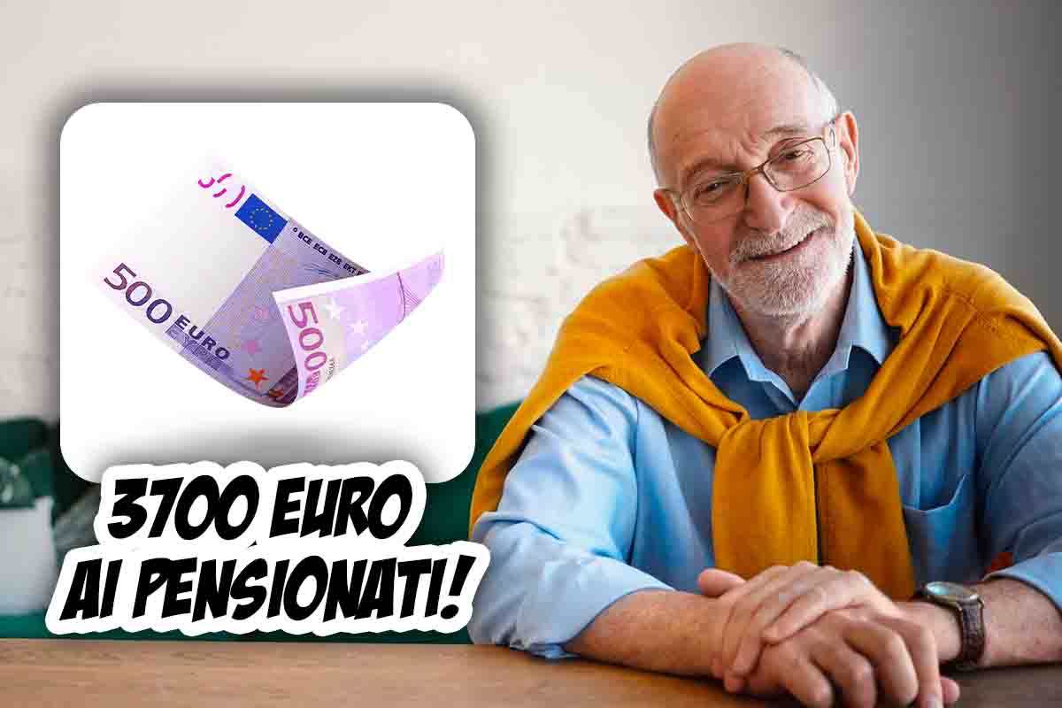 Bonus di 3700 euro ai pensionati