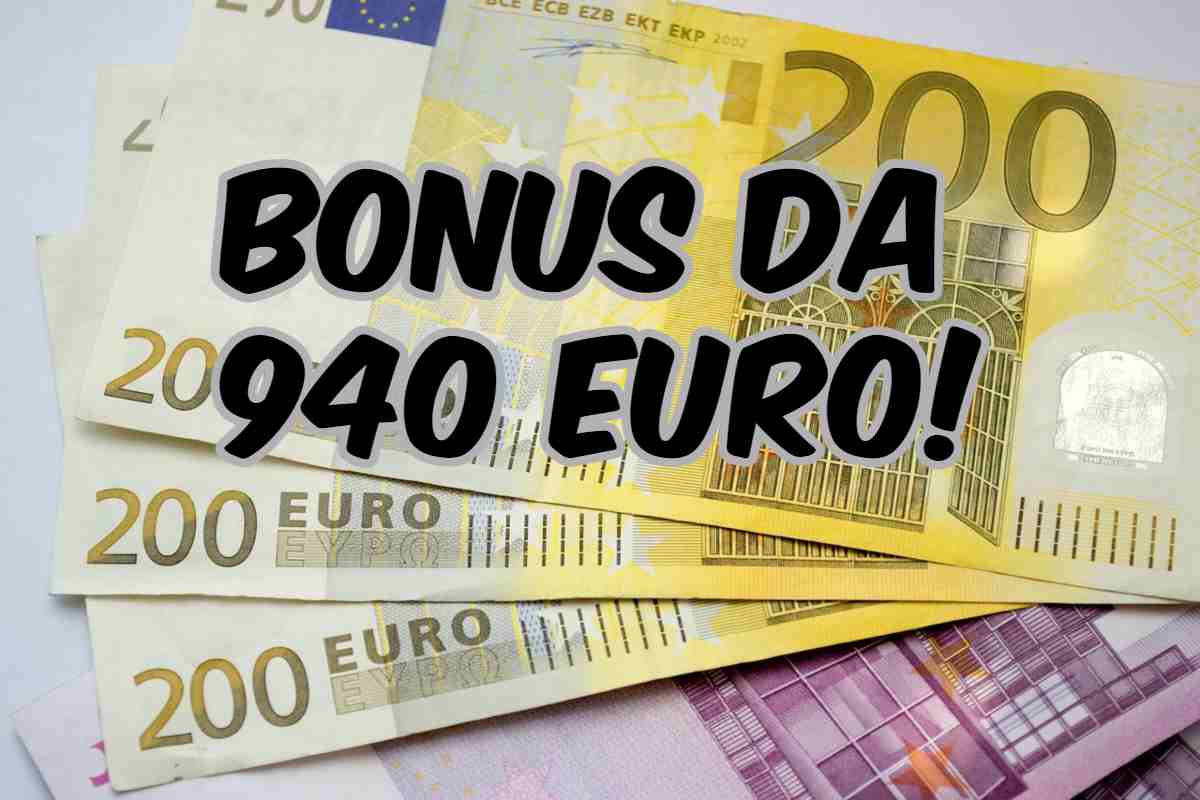 Arriva il bonus fino a 940 euro: come ottenerlo