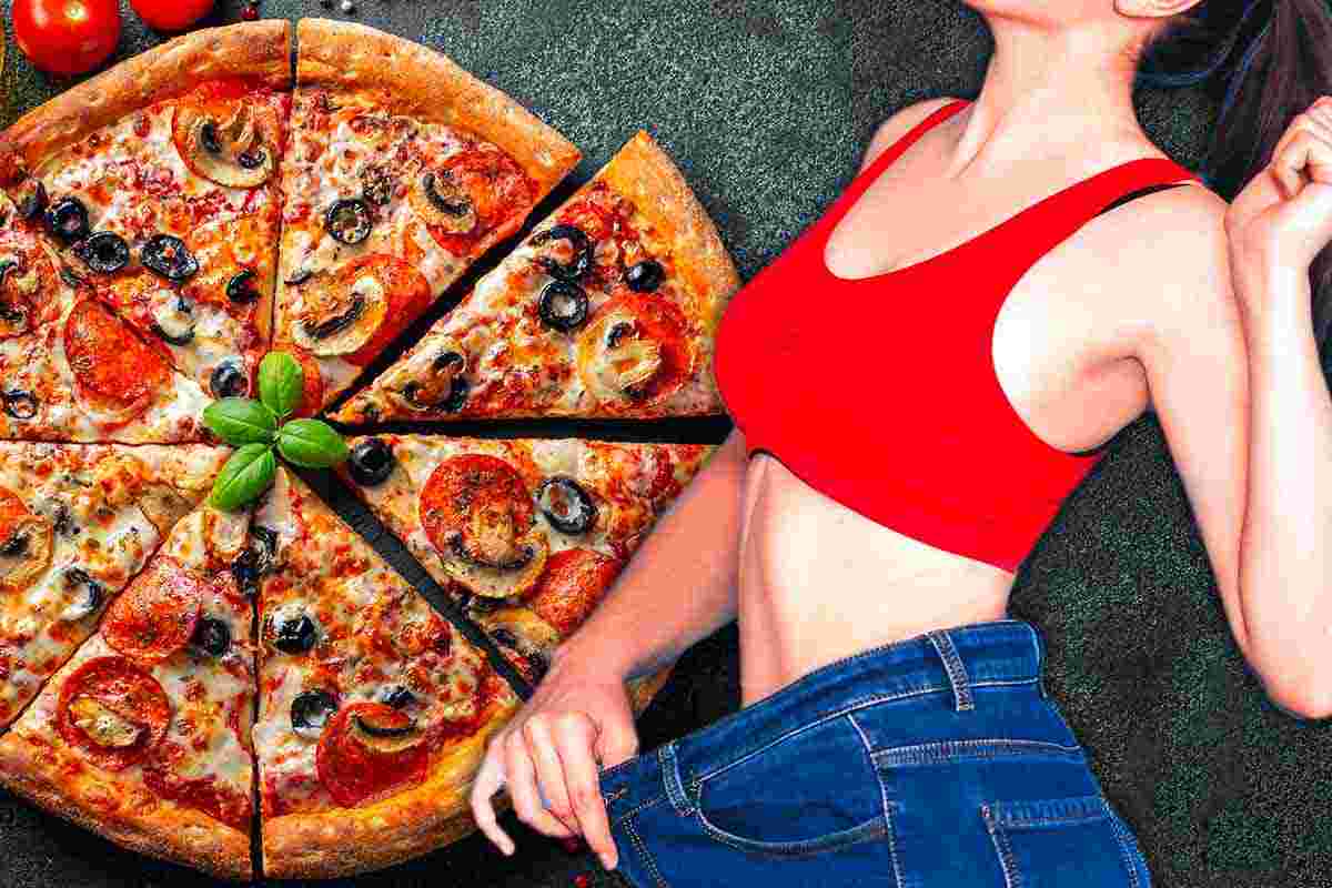 Come si mangia la pizza quando si è a dieta