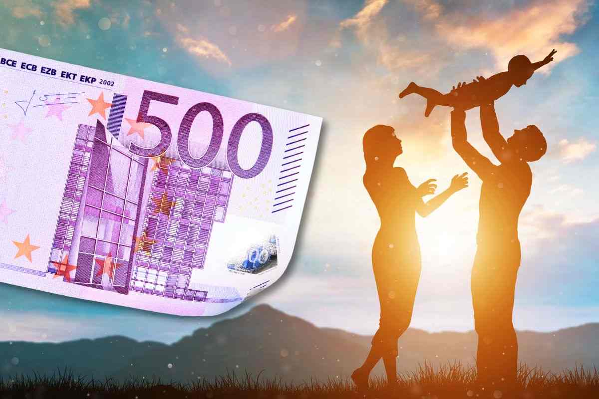 bonus 500 euro per le famiglie